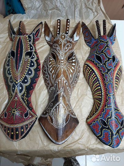 Маски деревянные