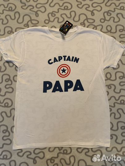 Футболка Captain papa M, L Европа