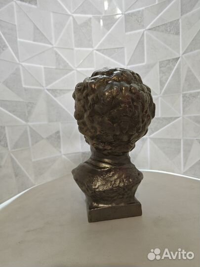 Бюст Пушкина силумин