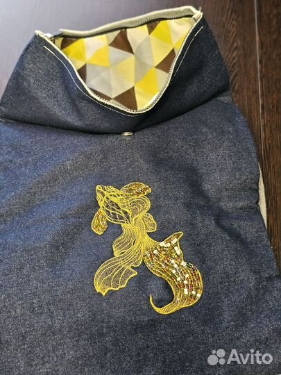 Рюкзак сумка из джинсы