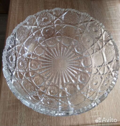 Салатница хрустальная СССР