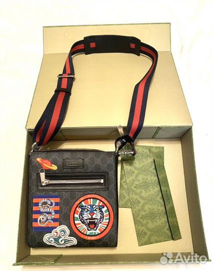 Мужская сумка Gucci Night Courrier GG Supreme