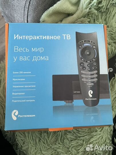 TV приставка и wi-fi роутер ростелеком