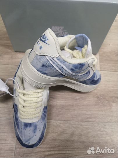 Кроссовки nike AF1 джинс