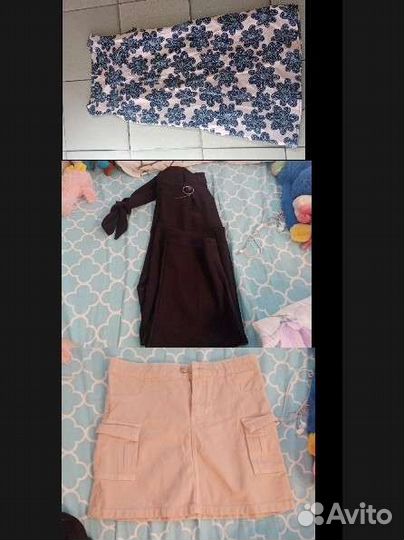 Много женских и детских вещей