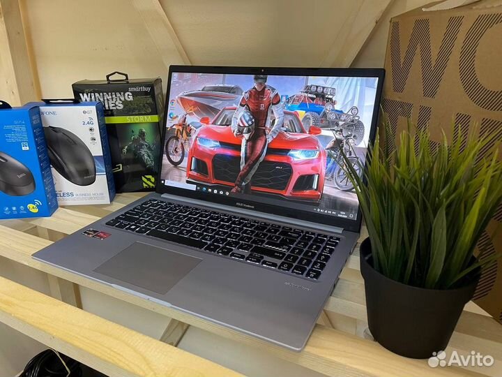 Мощный Asus FHD Ryzen 7 4800H/16Gb/SSD 512Gb