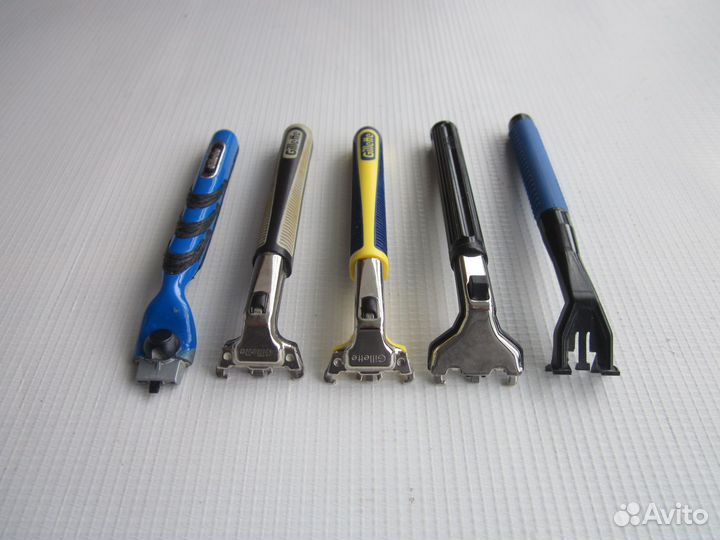 Бритвы Gillette, Schick, Super Max(90е-00е)