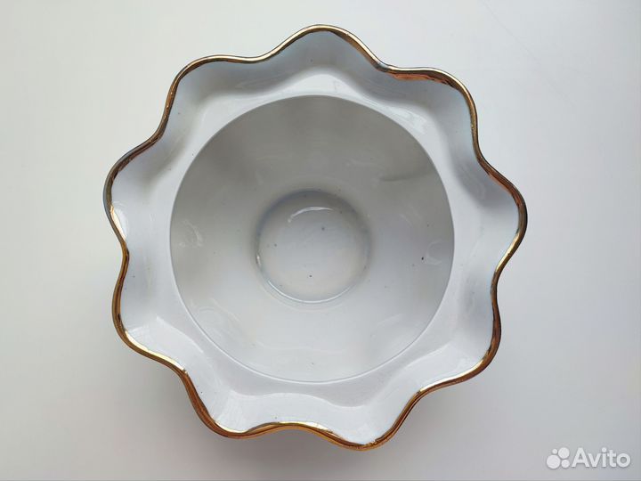 Конфетница СССР кобальт Возрождение