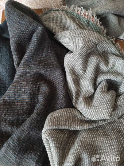 Палантины Labbra, синий и серый