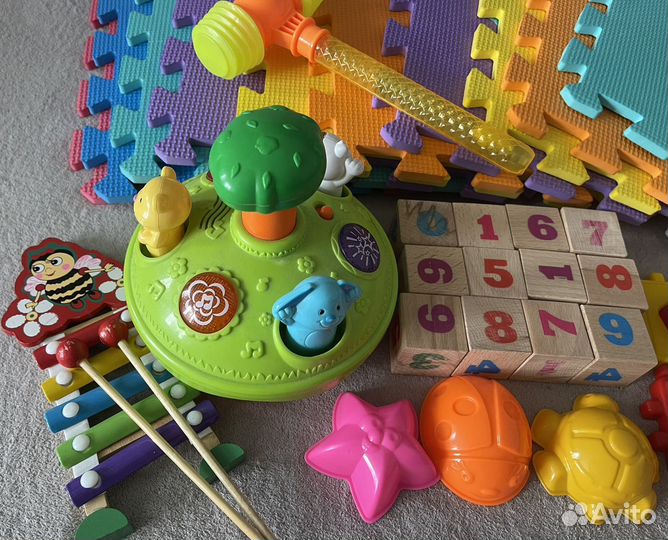 Детские развивающие игрушки пакетом