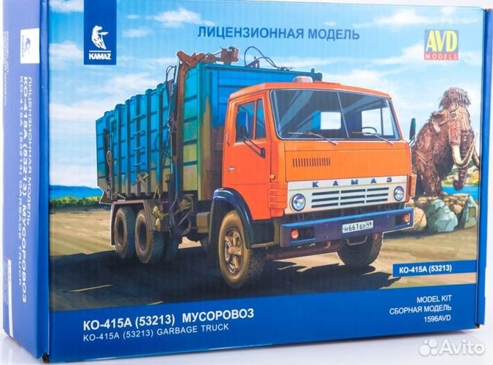Сборная модель Мусоровоз ко-415А (53213)