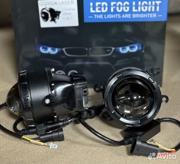 Противотуманные фары Bi-LED Vesta жел/бел