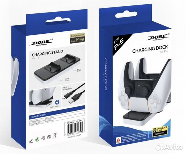 Зарядная станция для геймпадов ps5