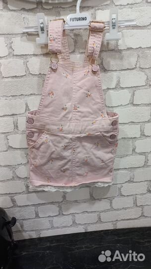 Платье для девочки 86 92 в отличном состоянии