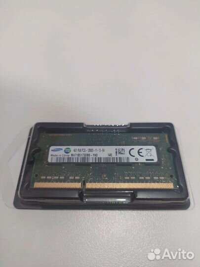 Оперативная память ddr3L для ноутбука 4gb