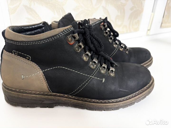 Ботинки зимние натуральная кожа 41 разм