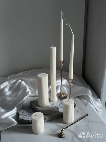 Свечи в классическом стиле для интерьера в подарок