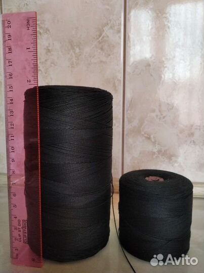 Нитки х/б толстые