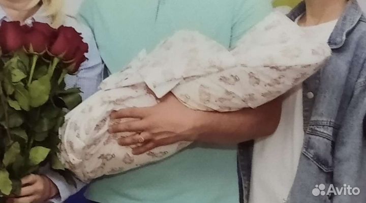 Конверт комплект на выписку и игрушка