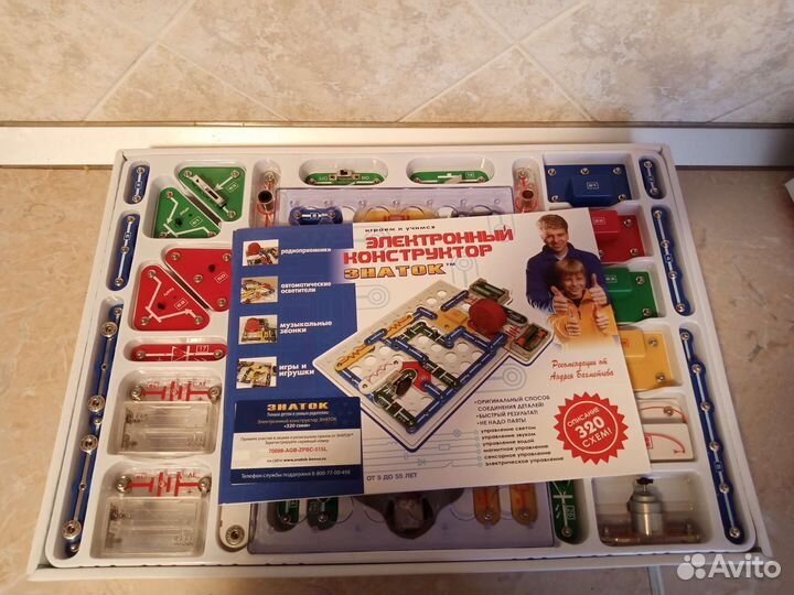 Электронный конструктор знаток 320 схем