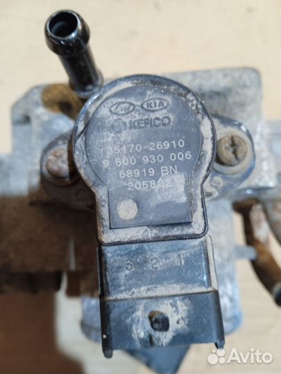 Заслонка дроссельная Hyundai Elantra