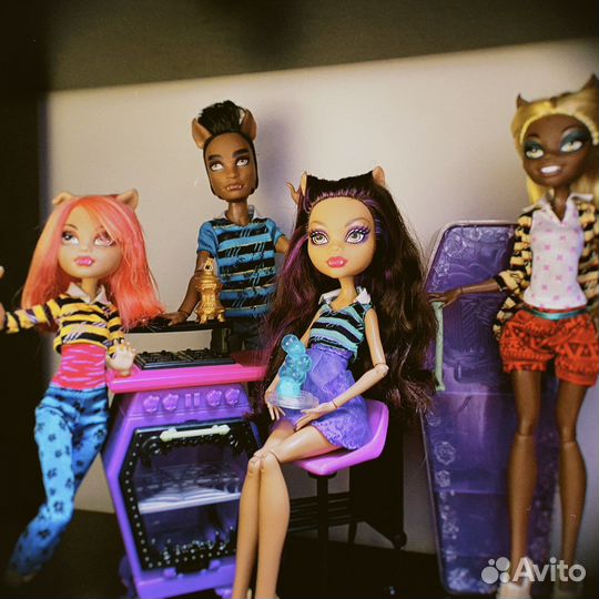 Мебель для кукол монстер хай (набор от Mattel)