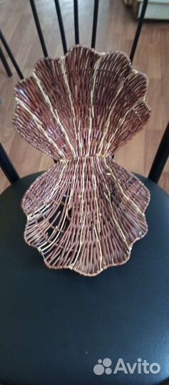 Корзинка, сердечко и ракушка