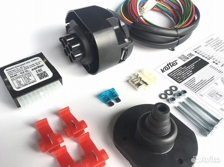 Комплект универсальной электрики Koffer с блоком