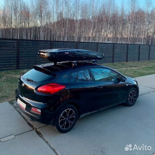 Бокс на крышу LUX major 460L черный глянцевый