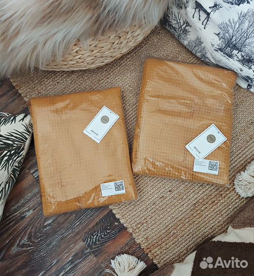 Плед вафельный hm Покрывало hm home zara home