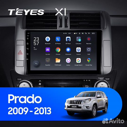 Андроид магнитола Teyes Toyota LC Prado 150 (2009+