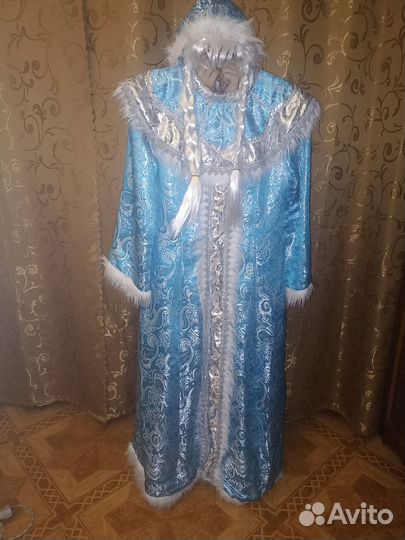 Костюм Снегурочки взрослый