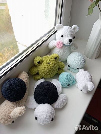 Вязанные игрушки ручной работы