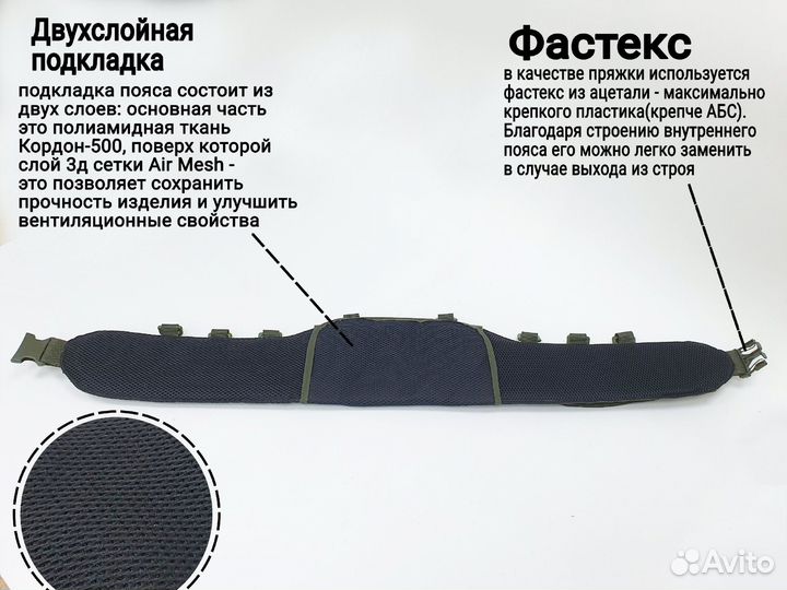 Тактический/ боевой пояс