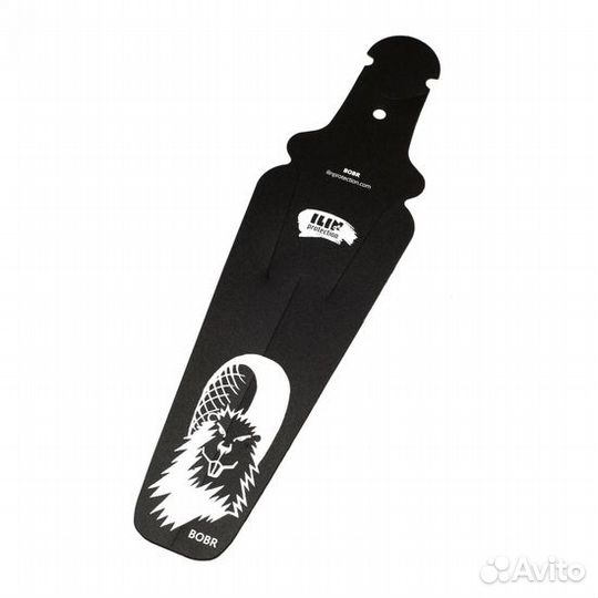Крыло на седло bobr, белая графика