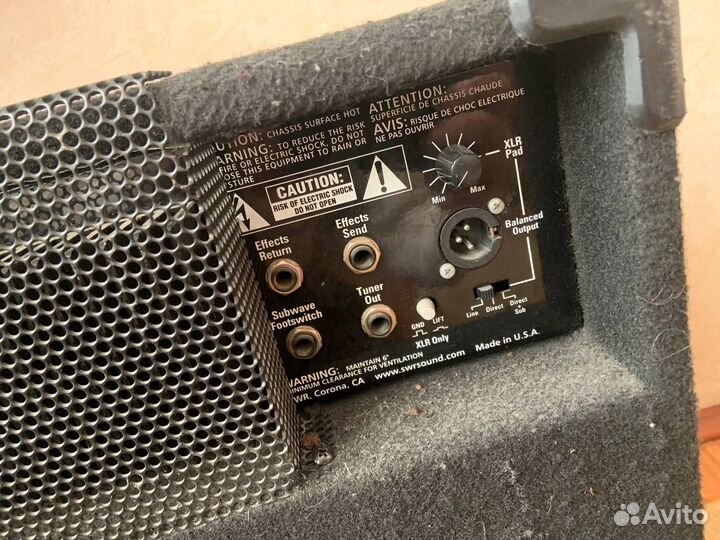 Басовый комбоусилитель SWR Black Beauty комбик