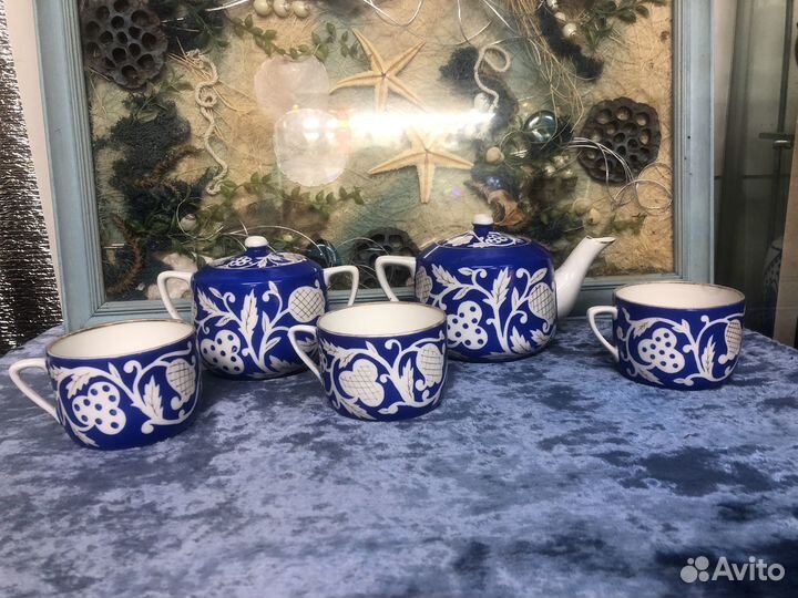 Сервиз чайный Дулево Леонов Райский сад