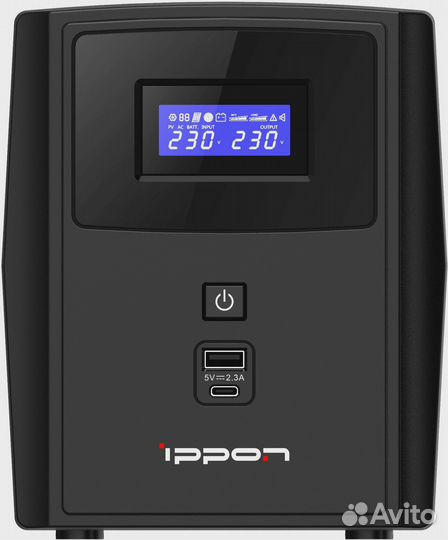 Ippon SMART Power Pro II 1200 720Вт 1200ва черный