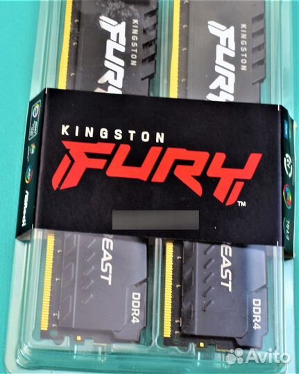 DDR4 16 GB 2666 Mhz HyperX Fury Игровая Оперативна