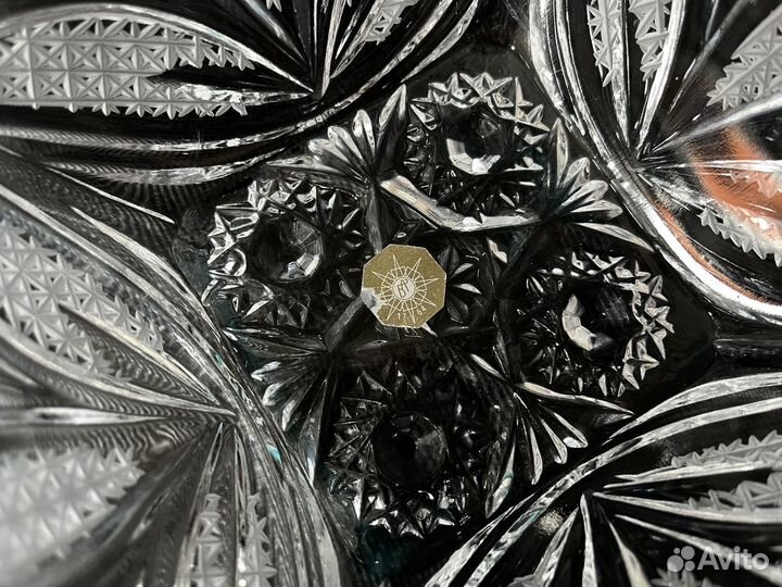 Новый хрустальный салатник