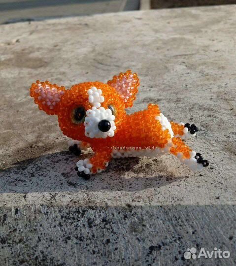 Корги из бисера