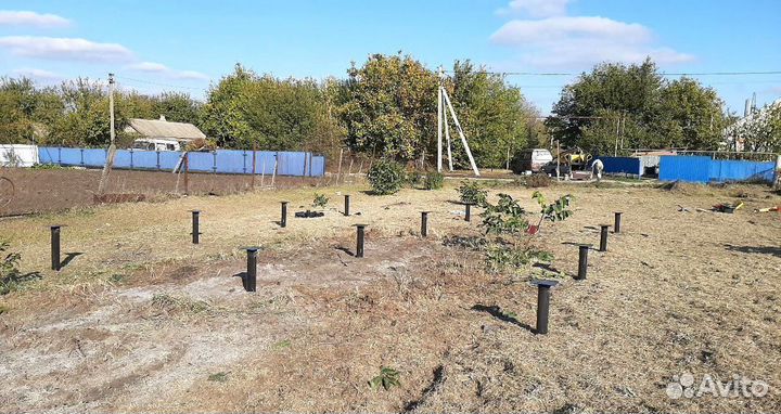 Винтовые сваи под ключ Фундамент на винтовых сваях