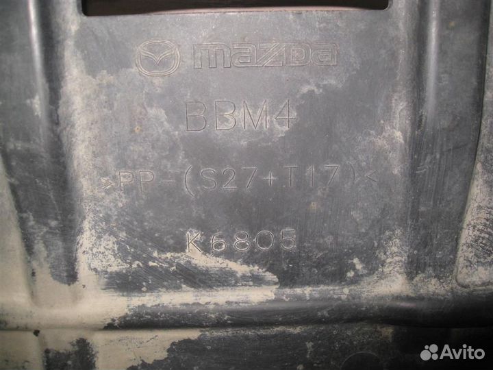 Защита двигателя пластик Mazda 3 (BL) 2010