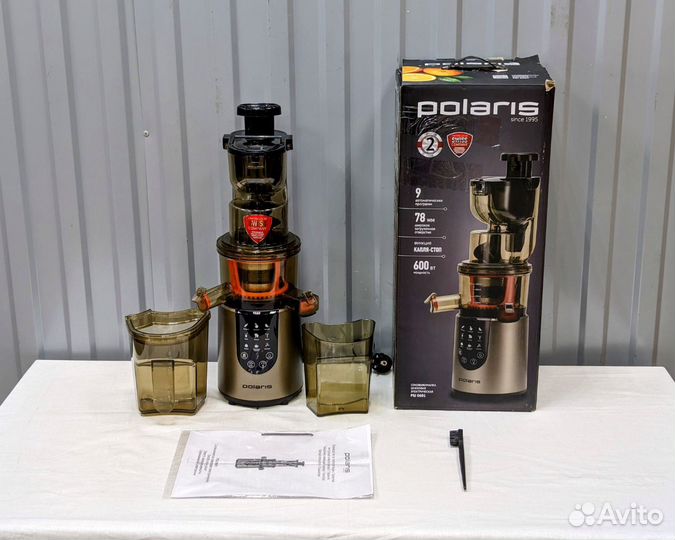 Соковыжималка Шнековая Polaris 600 Вт (Новая)