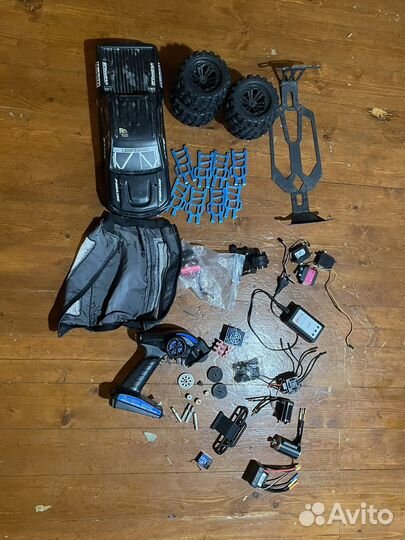 Бу hsp brontosaurus 1/10 и запчасти