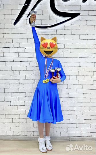 Рейтинговое платье для бальных танцев 140-152