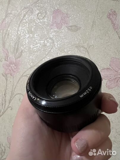 Объектив canon 50mm 1 8