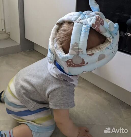 Защитеая шапка-шлем для новорожденных