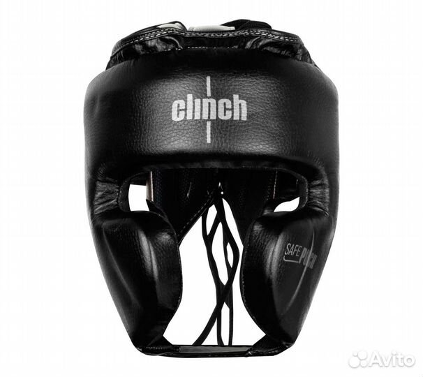 Шлем боксерский Clinch черный
