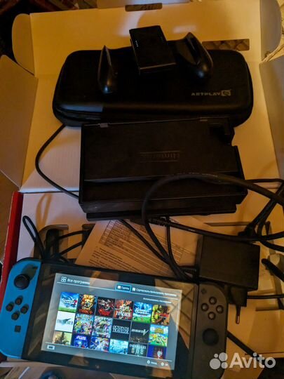 Nintendo switch rev 2 с играми